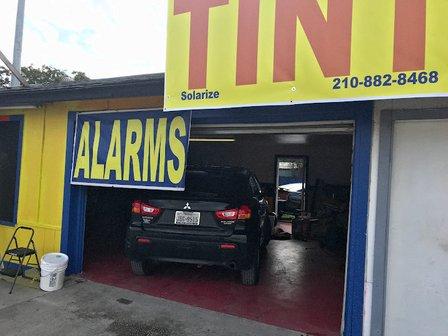 Solarize Tint Alarm stereo Glass # 2 / Alamo ranch