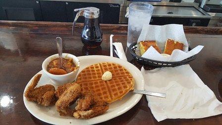 Mr C's Fried Chicken and Waffles