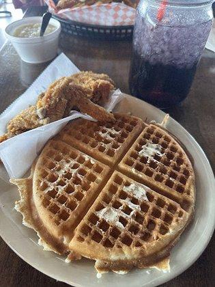 Mr C's Fried Chicken and Waffles