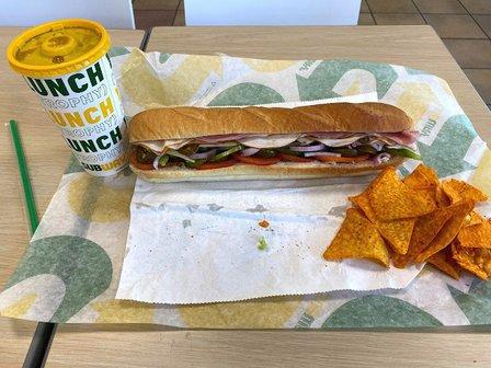 Subway Restaurant Inside Walmart