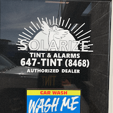 Solarize Tint Alarm stereo Glass # 2 / Alamo ranch
