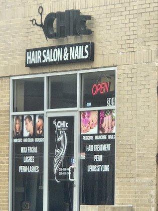 Chic hair salon