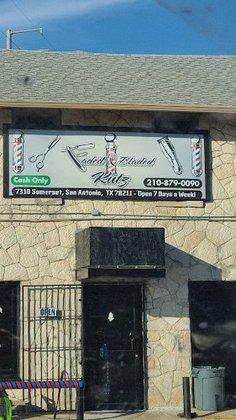 Faded and bladed barbershop