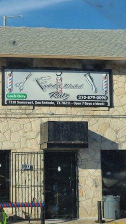 Faded and bladed barbershop