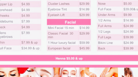 Jasmine's Eyebrow Threading