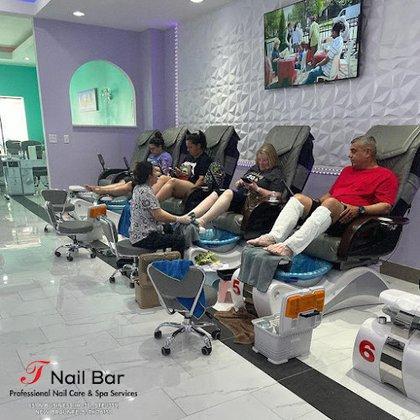 T Nail Bar (at the left of The Gold's Gym)