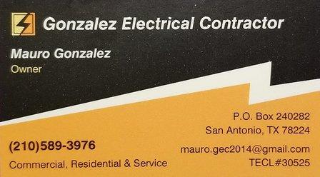 Gonzalez Electrical Contractor