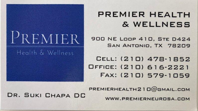 PREMIER HEALTH & WELLNESS - Dr. Suki Chapa DC
