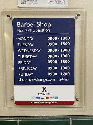 AAFES Barber Shop (Main Exchange)