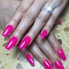 Dana's Golden Nails