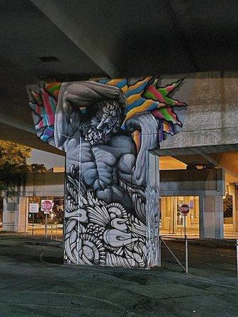 SASAI Pillars -Phase I of the LARGEST OUTDOOR GALLERY IN TEXAS