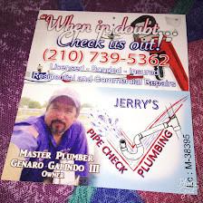Jerry's Pipe Check Plumbing