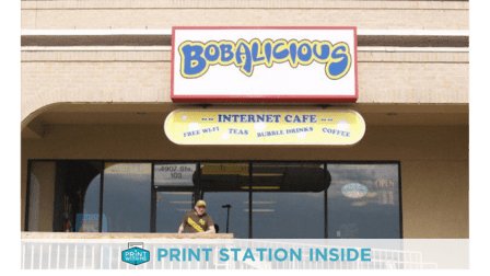 PrintWithMe Print Kiosk at Bobalicious