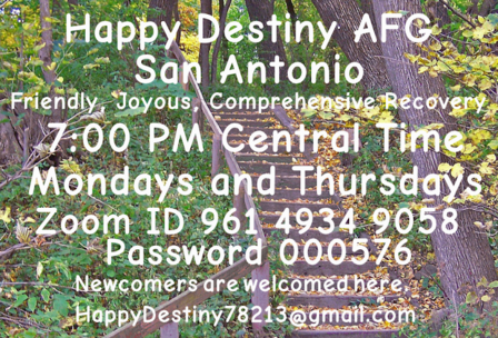 San Antonio Nationwide Newcomers Al-Anon Meeting Information