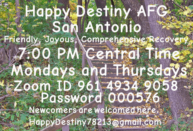 San Antonio Nationwide Newcomers Al-Anon Meeting Information