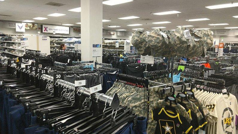 Military Clothing Sales Store