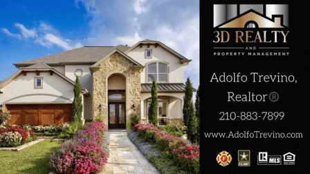 Adolfo Trevino Realtor @ 3D Realty and Property Management