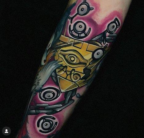 Ivory n' Gold Tattoo