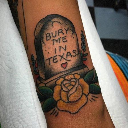 Rose of Texas tattoo