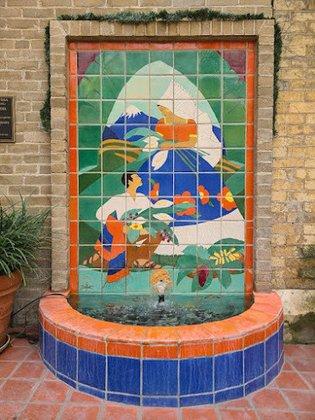 Ethel Wilson Harris - Menger Hotel Tile Fountain