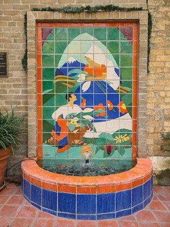 Ethel Wilson Harris - Menger Hotel Tile Fountain