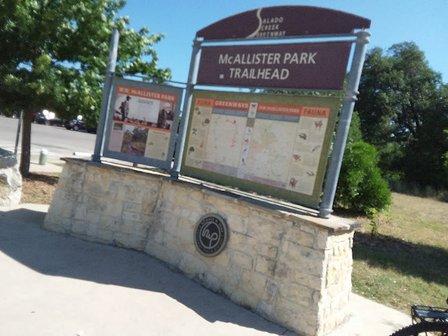 McAllister Park Trailhead