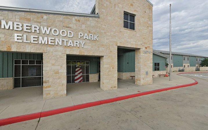 Timberwood Park Elementary School Bus Loop