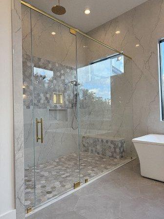 87 Shower Door