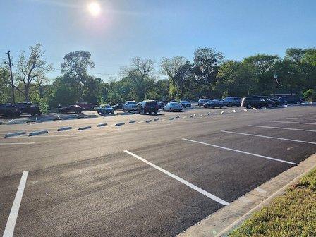 Landa park Rail Road Parking