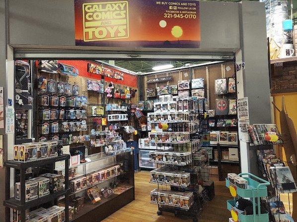 Galaxy comics and toys
