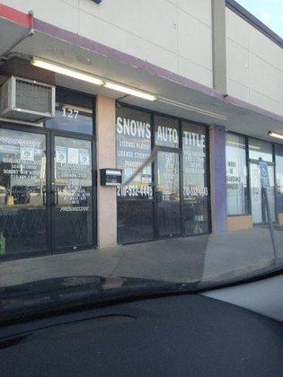 Alamo & Snows Auto Title Service