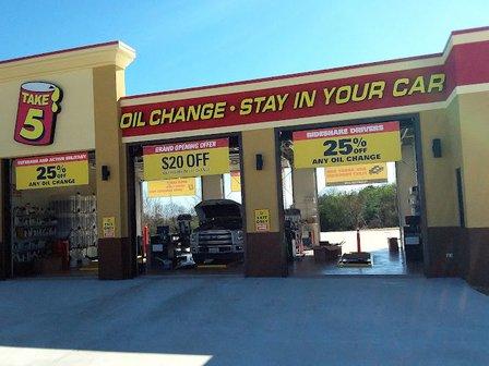 Take 5 Oil Change