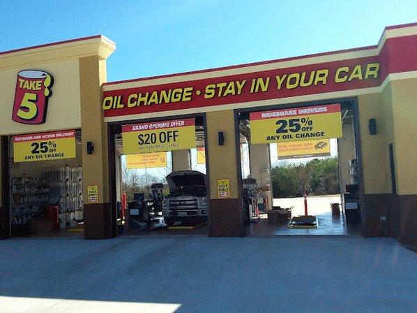 Take 5 Oil Change