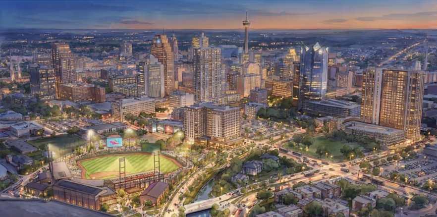 Proposed Downtown Stadium for San Antonio Missions Moves Forward